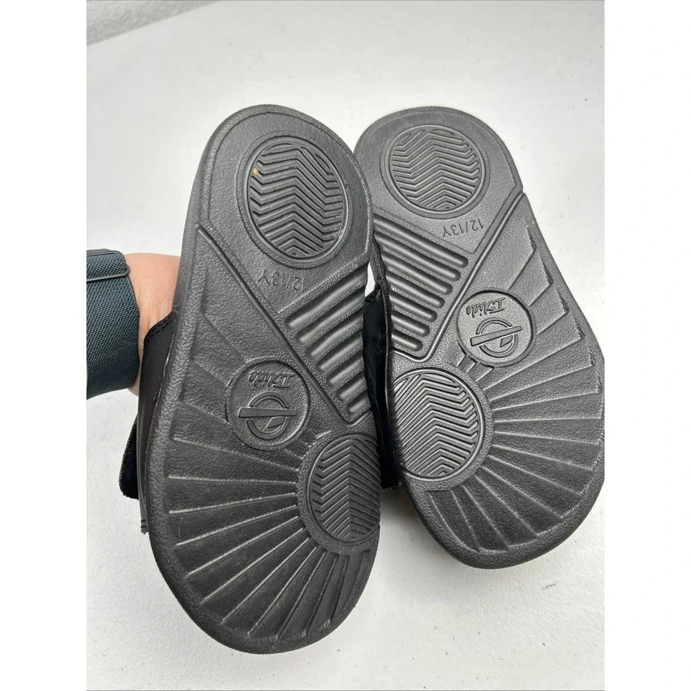 ISlide Fur Lined‎ Texas Rangers Youth Size 12/13 Black Slides